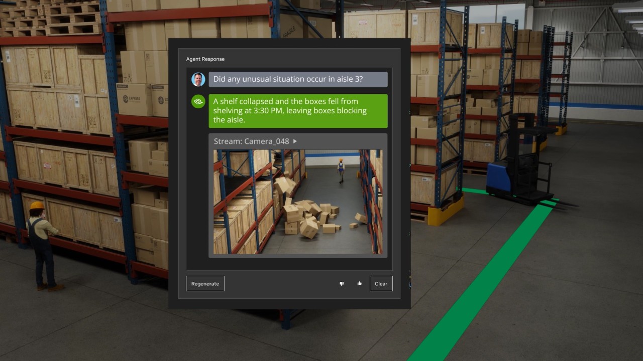 借助 NVIDIA AI Blueprint 创建可分析视频的 AI 智能体
