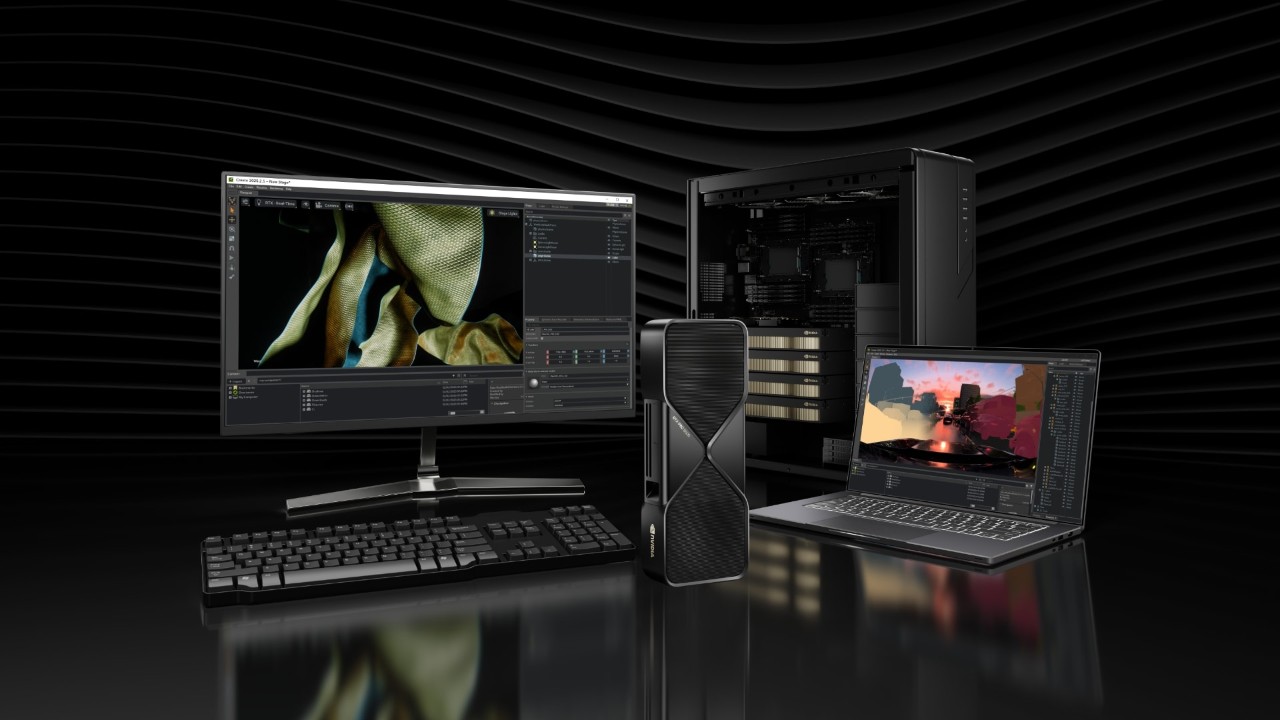 工作站中的 NVIDIA RTX PRO GPU